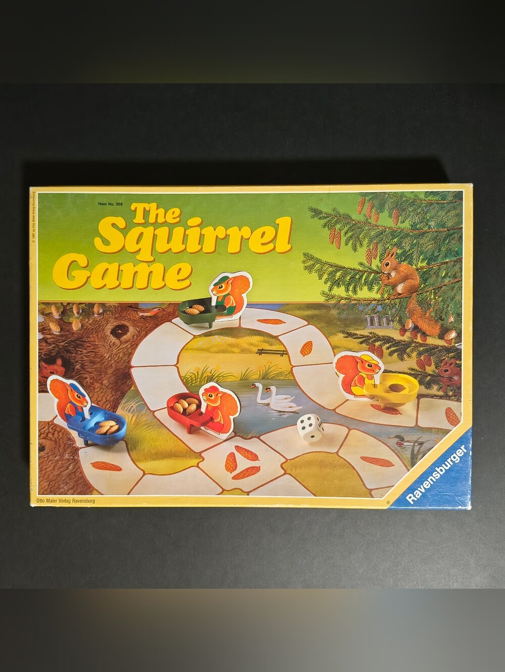 1982 The Squirrel Board Game Ravensburger Great Condition Family Entertainment